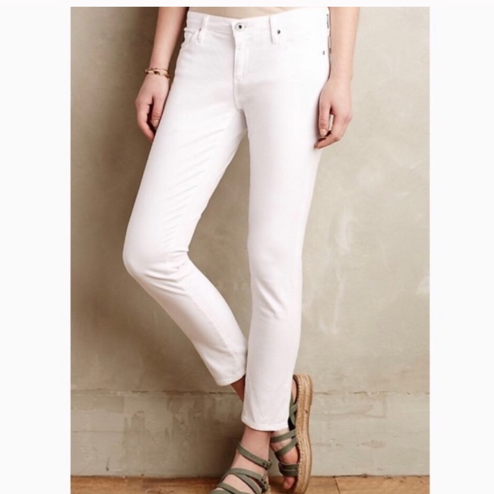 Anthropologie AG white pants